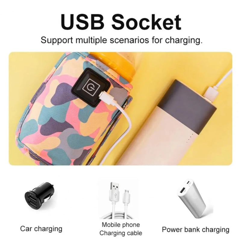 Aquecedor Para Mamadeira USB Portátil - TopExpedi